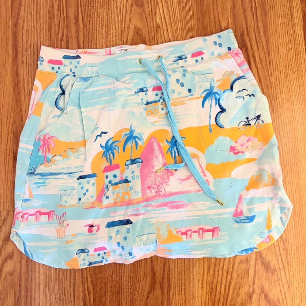 Crown & Ivy Pastel Print Skirt